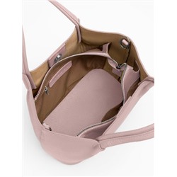 Женская кожаная сумка Richet 3263LN 614 Пудра