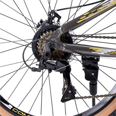 Велосипед 24" рама 13" 8sp COMIRON REBEL ригид чёрный