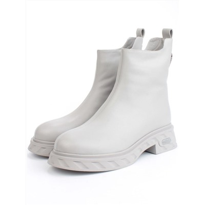 04-M3-2220 GRAY Ботинки зимние женские (натуральная кожа, натуральный мех)