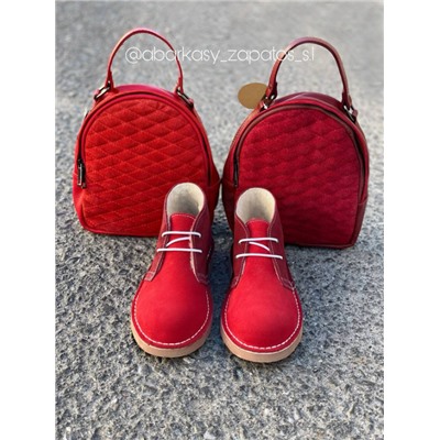 ZAPATOS · 2712 FUEGO-GRANATE+AB.Z · Pelle · mochila 421 (650) — ЦВЕТ СУМКИ НА ВЫБОР - АКЦИЯ