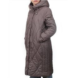 TR-2307 GRAY LILAC Пальто зимнее женское (верблюжья шерсть)