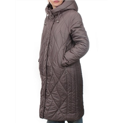 TR-2307 GRAY LILAC Пальто зимнее женское (верблюжья шерсть)