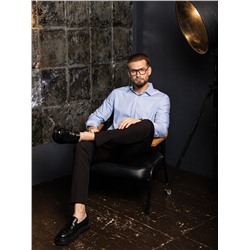 006J Мужская рубашка JenTa голубой