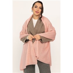 Вязаный палантин (пудра) ВП04-1М