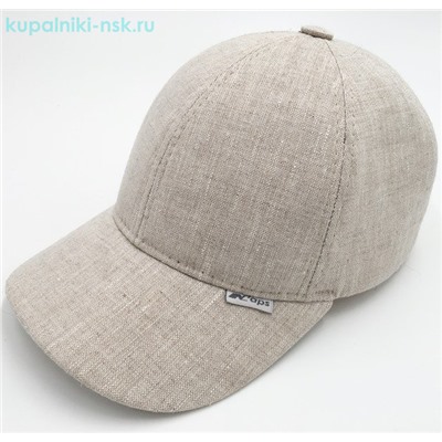 011.2 Бейсболка мужская лён (55-60)