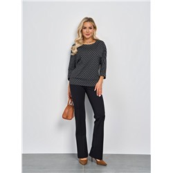 Брюки чёрные из плотного трикотажа