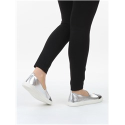 06-H1C-1MT BLACK/SILVER Туфли женские (натуральная кожа)