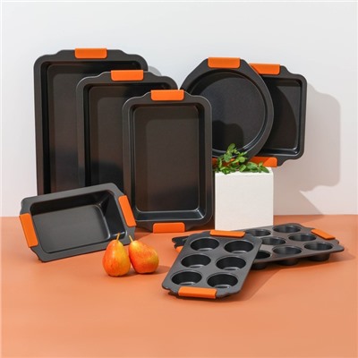 Противень для выпечки Magistro French Bakery, 41.5×26.5×5 см, антипригарное покрытие