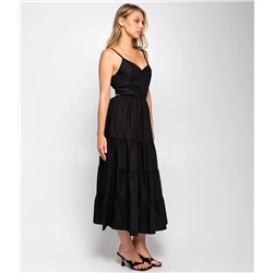 Сарафан #КТ1509, чёрный