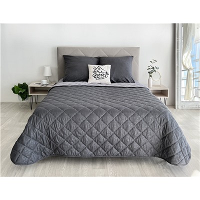 Комплект без белья Набор с одеялом КМ-003 графит-серый