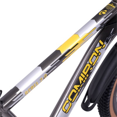 Велосипед 20" рама 12" 7sp COMIRON REBEL ригид чёрный
