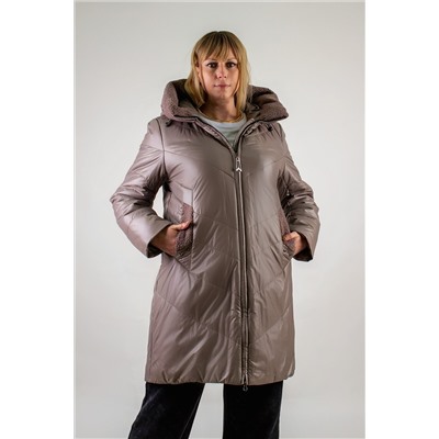 Куртка удлиненная с верблюжьей шерстью арт. 219 НАТАЛИ, 1196379