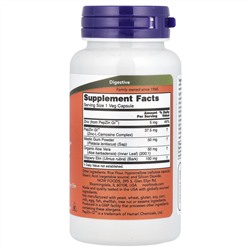 NOW Foods, Gastro Comfort™ с PepZin GI™, 60 растительных капсул