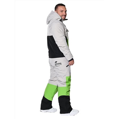 Комбинезон AA-0213 Серо-салатовый