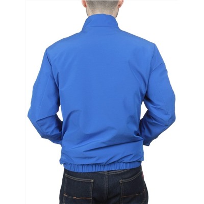 EM25057-1 BLUE Куртка-бомбер мужская демисезонная (100 гр. синтепон)