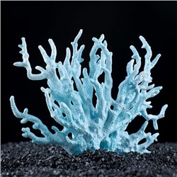 Коралл пластиковый малый 17×6×13 см, голубой