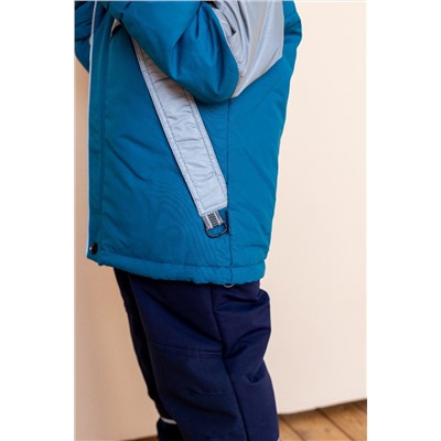 6016 Костюм на синтепоне Морская волна/110