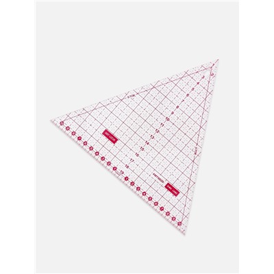 Линейка для квилтинга и пэчворка «Треугольник» 60°, 20×23×0.3 см