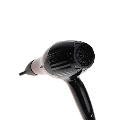Фен Luazon LF-28, 1600 Вт, 2 скорости, 3 температурных режима, 3 насадки, расчески, черный,