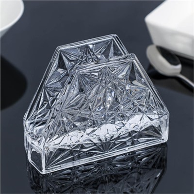 Салфетница 12,5x10 см / R-1468 /уп 48/