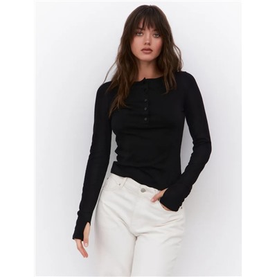 Лонгслив хлопок