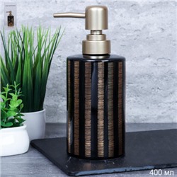 Дозатор для жидкого мыла 400 мл / C005-1 Black /уп 60/