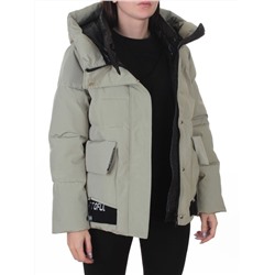 PE23-2 OLIVE Куртка зимняя женская оверсайз (150 гр. холлофайбер)