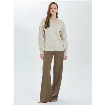 Джемпер вязаный с длинными рукавами