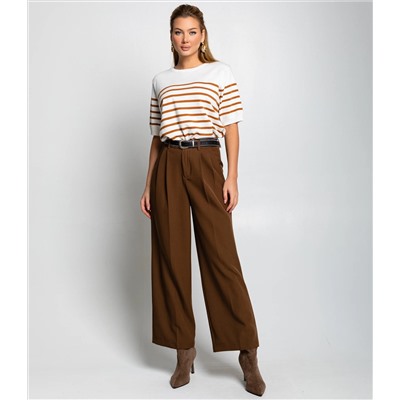 Брюки #КТ25993, коричневый