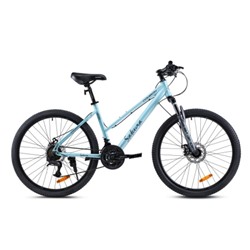 Велосипед 26" рама 17" 21sp COMIRON SAKURA голубой дымный