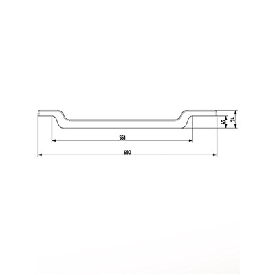 Сиденье для ванны, пластик, 68 см, белое