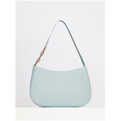 Женская кожаная сумка Richet 3205LG 897 Голубой