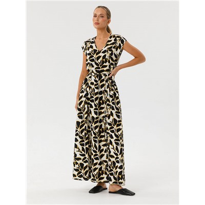 Платье макси с карманами