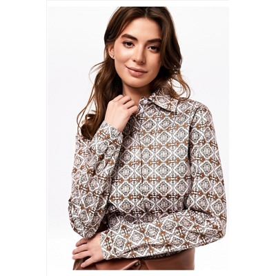 Рубашка KaVaRi 4004 беж_узор