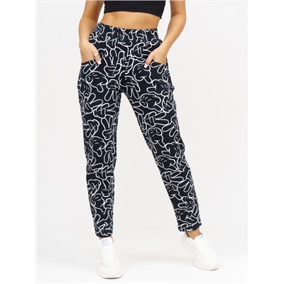 953 Брюки "Черный/микки"