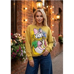 Толстовка OVER SIZE хлопок