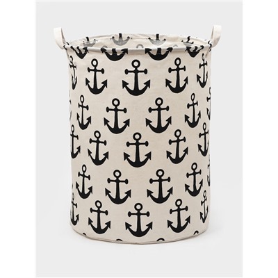 Корзина для белья Доляна «Якорь», 40×40×48.5 см, МИКС