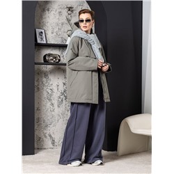 Плащ женский утепленный хаки