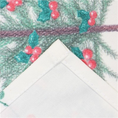 Полотенце кухонное новогоднее «Этель. Сказочный лес», 40×73 см, 100% хлопок, саржа 190 г/м²