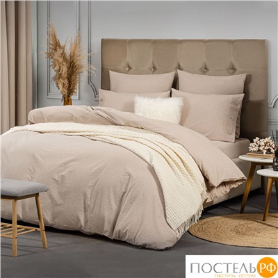 PRIME PRIVE СМОГЕН беж КПБ 145х205-2/240х260-1/50х70-2/70х70-2, 7 пр., хл.