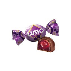 Конфета Lusso со вкусом чёрной смородины, 190 г