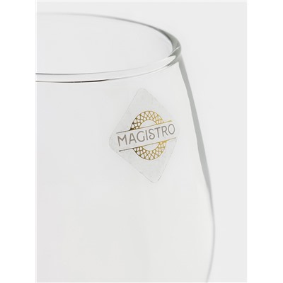 Бокал для коктейля Magistro «Медуза», 300 мл, 8×16 см, стекло, прозрачный
