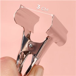 Зажимы для кроя, 6.3 см, 5 шт., металлические