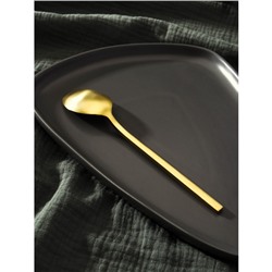 Ложка столовая Magistro «Оску стандарт», длина 19.5 см, нержавеющая сталь, золотистая