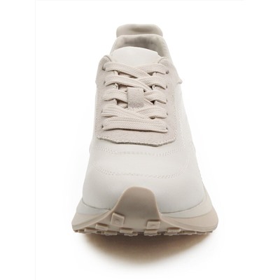 03-A180-5 BEIGE Кроссовки женские (натуральная кожа)