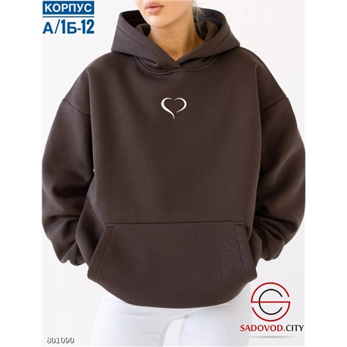 Толстовки с начесом для женщин Размер 48, Цвет Без выбора цвета