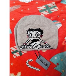 Шапка женская бежевая натуральная шерсть