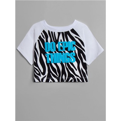 Футболка + шорты, Zebra Black/White
