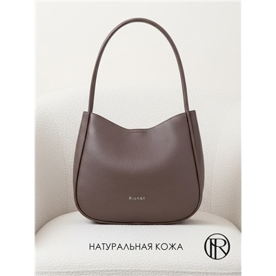 Женская кожаная сумка Richet 3143LG 612 Тауп