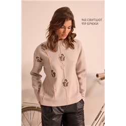 NiV NiV fashion 960 светло-бежевый, Свитшот